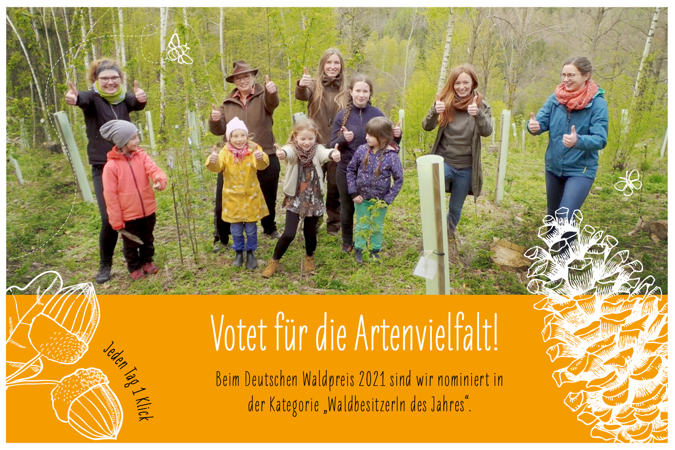 Der Deutsche Waldpreis - Votet für die Artenvielfalt