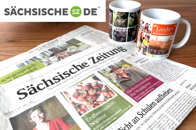 Presse-News: Sächsin für den Deutschen Waldpreis nominiert - die Sächsische Zeitung berichtet